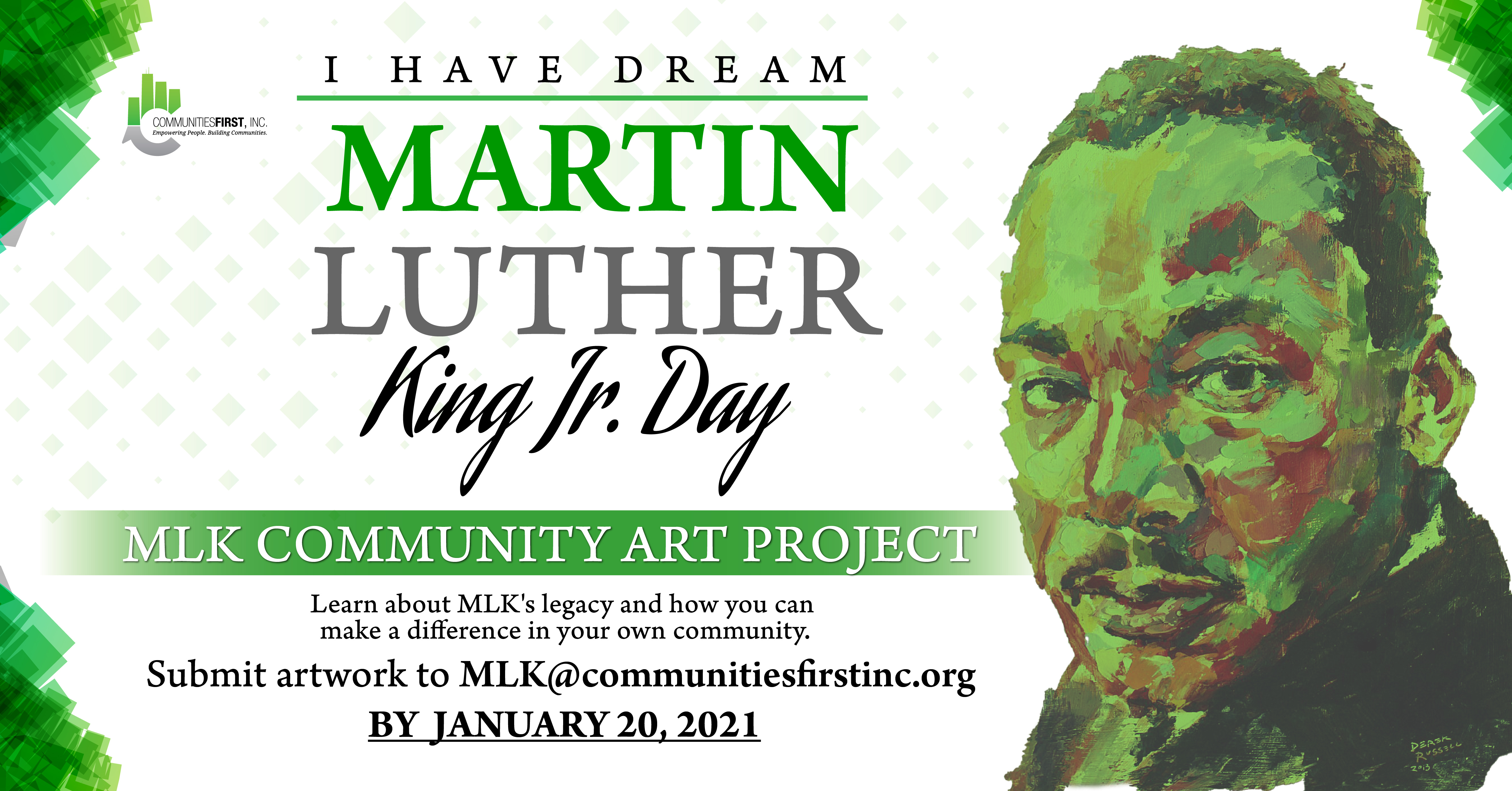 Martin Luther King Jr. Portrait Art Project
